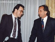Emerson Fittipaldi with Ed Dellis
